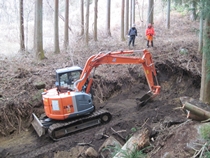 作業道作設の実習