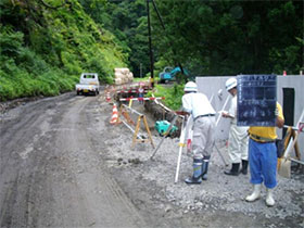 工事現場での施工管理業務