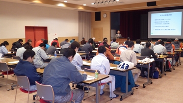 H28　森林再生研修会　室内研修の様子