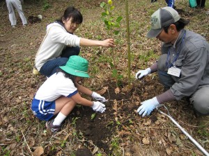 植樹活動①