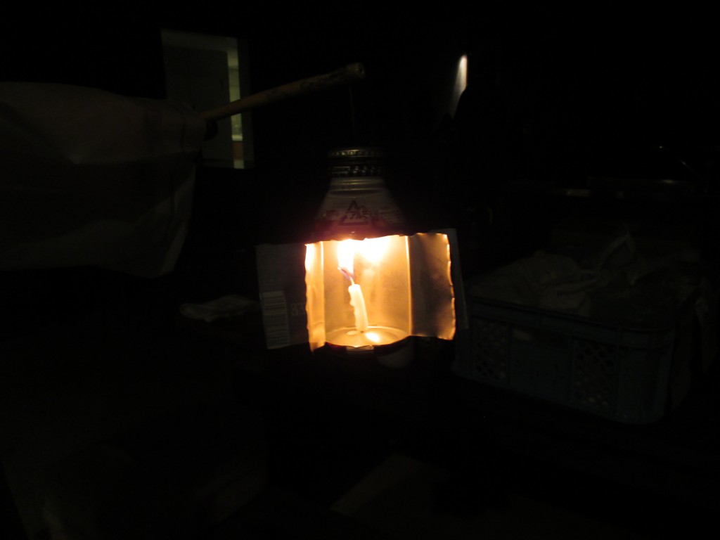 空き缶ランタン