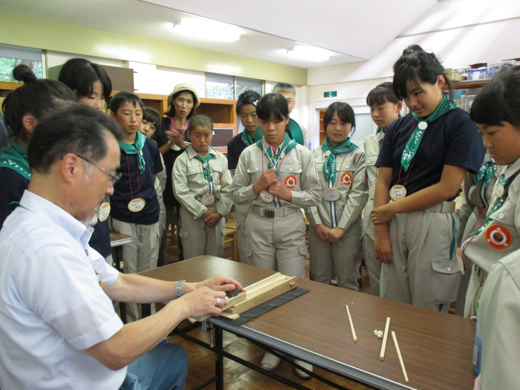 Ｍｙ箸づくり指導