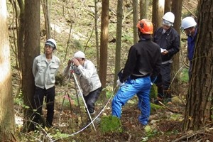 収穫調査の実践研修