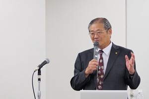 田部事務所代表　田部良夫氏による講演