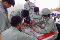 ソーチェーンの目立ての実習