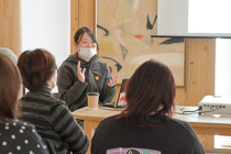 airiさん、下郷町の地域おこし協力隊員として活動しています