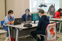 エリアガイダンスの様子