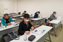 初日講義の受講風景