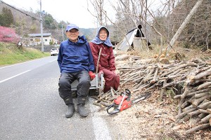 特別賞(一般の部)「山里の仲良し夫婦」_小林正義_石川町
