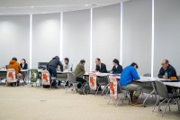 ブースでの相談の様子